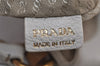 Authentic PRADA Vintage Leather Nappa 2Way Shoulder Tote Bag White 0476J