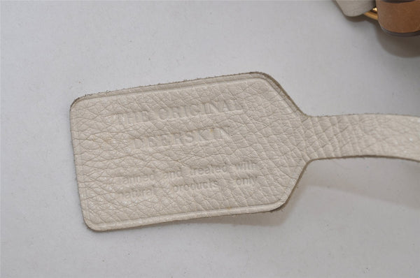 Authentic PRADA Vintage Leather Nappa 2Way Shoulder Tote Bag White 0476J