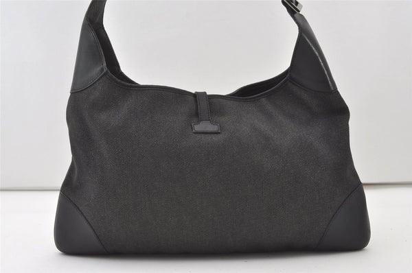 Authentic GUCCI Kandinsky Shoulder Hand Bag Canvas Leather 28629 Black 0477J