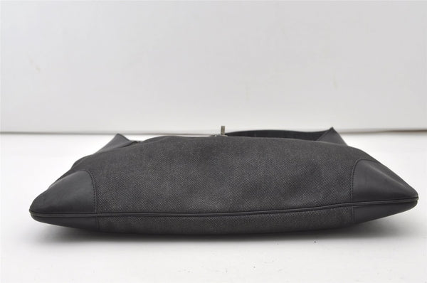 Authentic GUCCI Kandinsky Shoulder Hand Bag Canvas Leather 28629 Black 0477J