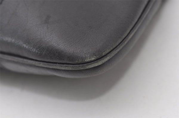 Authentic GUCCI Kandinsky Shoulder Hand Bag Canvas Leather 28629 Black 0477J