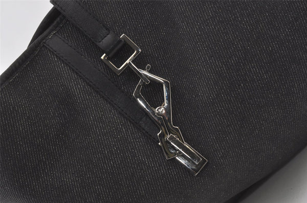 Authentic GUCCI Kandinsky Shoulder Hand Bag Canvas Leather 28629 Black 0477J