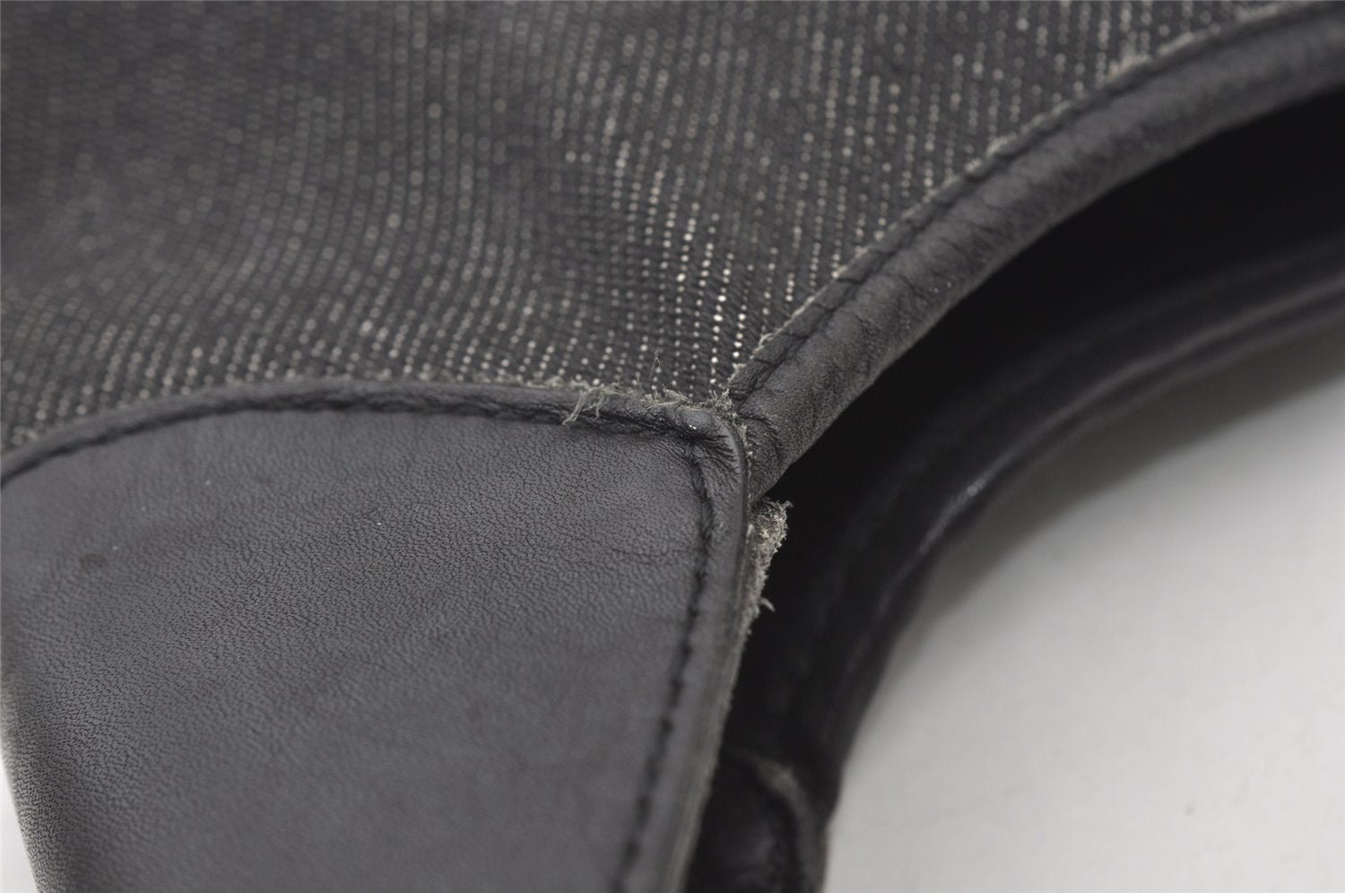 Authentic GUCCI Kandinsky Shoulder Hand Bag Canvas Leather 28629 Black 0477J