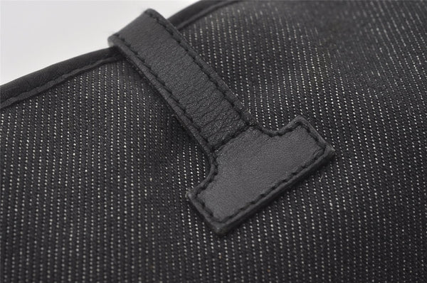 Authentic GUCCI Kandinsky Shoulder Hand Bag Canvas Leather 28629 Black 0477J