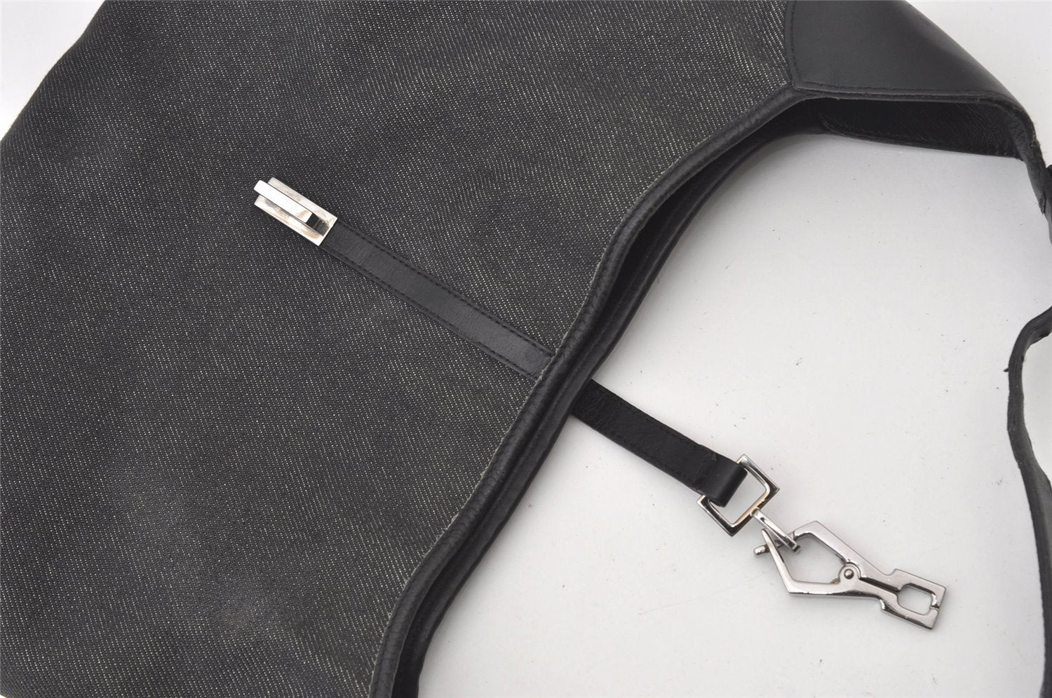 Authentic GUCCI Kandinsky Shoulder Hand Bag Canvas Leather 28629 Black 0477J