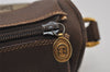 Authentic GUCCI Vintage Shoulder Cross Body Bag Purse GG PVC Leather Brown 0478J
