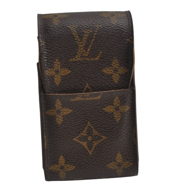 Authentic Louis Vuitton Monogram Etui Cigarette Case M63024 LV 0478K