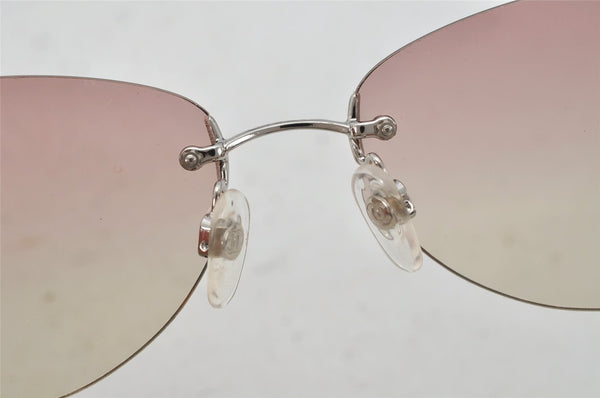 Authentic CHANEL Sunglasses CC Logos CoCo Mark Titanium 4013 Pink Box 0479J