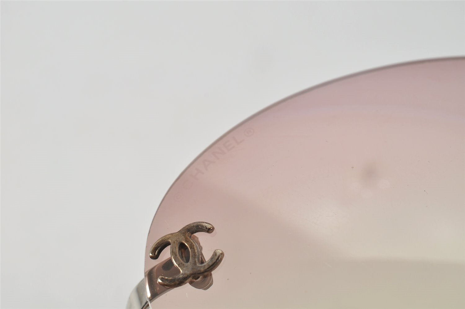Authentic CHANEL Sunglasses CC Logos CoCo Mark Titanium 4013 Pink Box 0479J