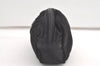 Authentic PRADA Vintage Nylon Tessuto Leather Cosmetic Pouch Purse Black 0479K