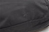 Authentic PRADA Vintage Nylon Tessuto Leather Cosmetic Pouch Purse Black 0479K