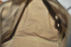 Authentic POLO Ralph Lauren Check PVC Leather 2Way Shoulder Hand Bag Green 0480J