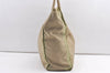 Authentic PRADA Vintage Nylon Tessuto Shoulder Tote Bag Beige Green 0480K