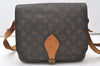 Authentic Louis Vuitton Monogram Cartouchiere GM M51252 Shoulder Cross Bag 0481J