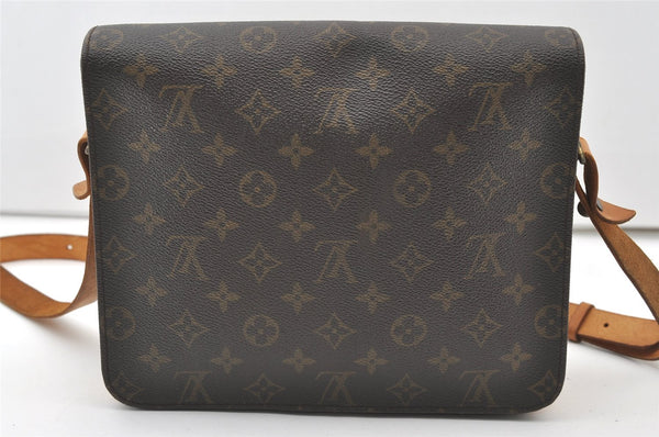 Authentic Louis Vuitton Monogram Cartouchiere GM M51252 Shoulder Cross Bag 0481J