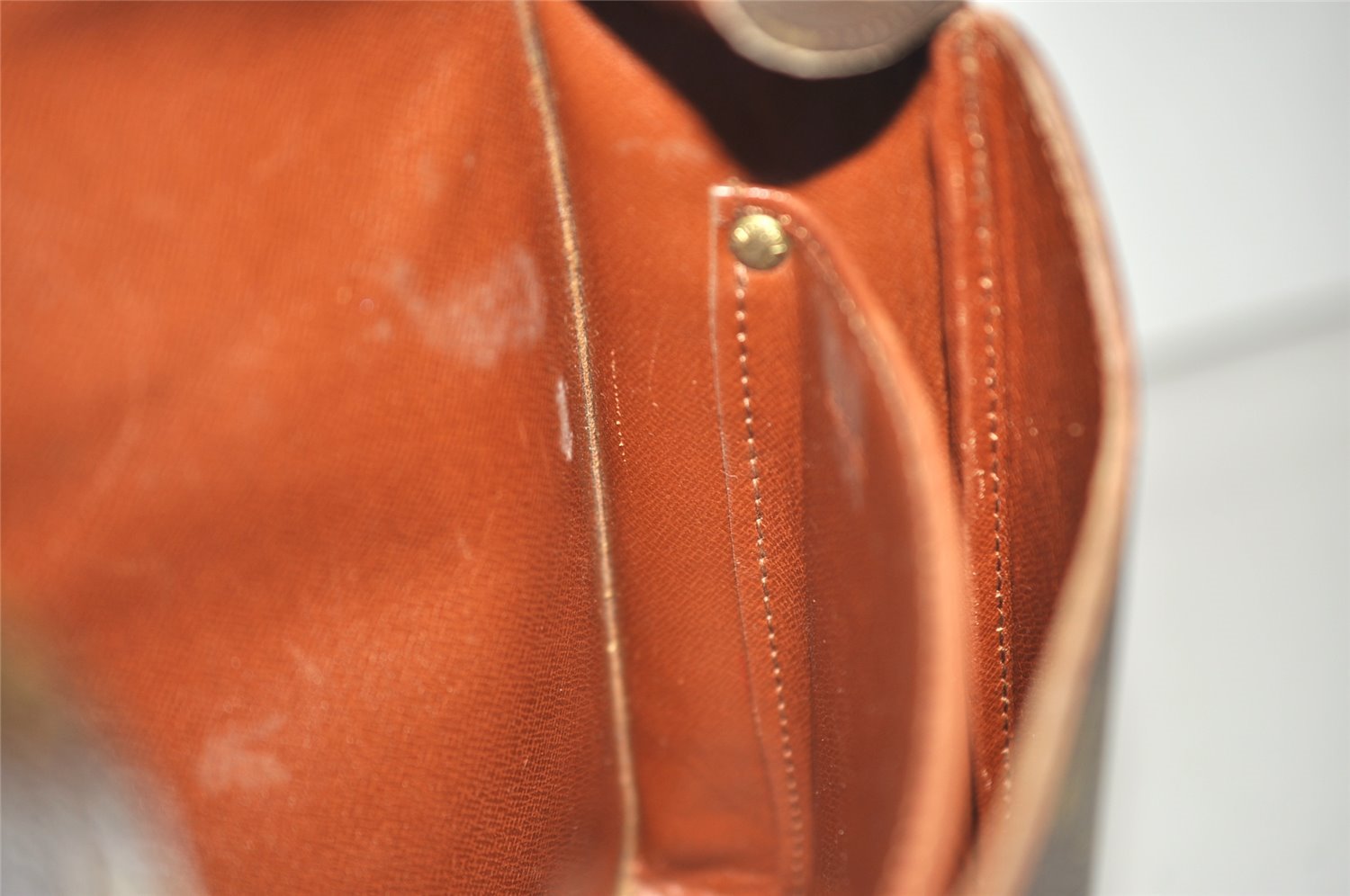 Authentic Louis Vuitton Monogram Cartouchiere GM M51252 Shoulder Cross Bag 0481J