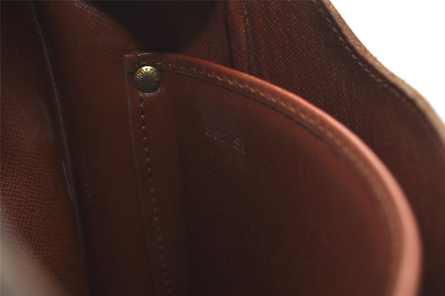 Authentic Louis Vuitton Monogram Cartouchiere GM M51252 Shoulder Cross Bag 0481J