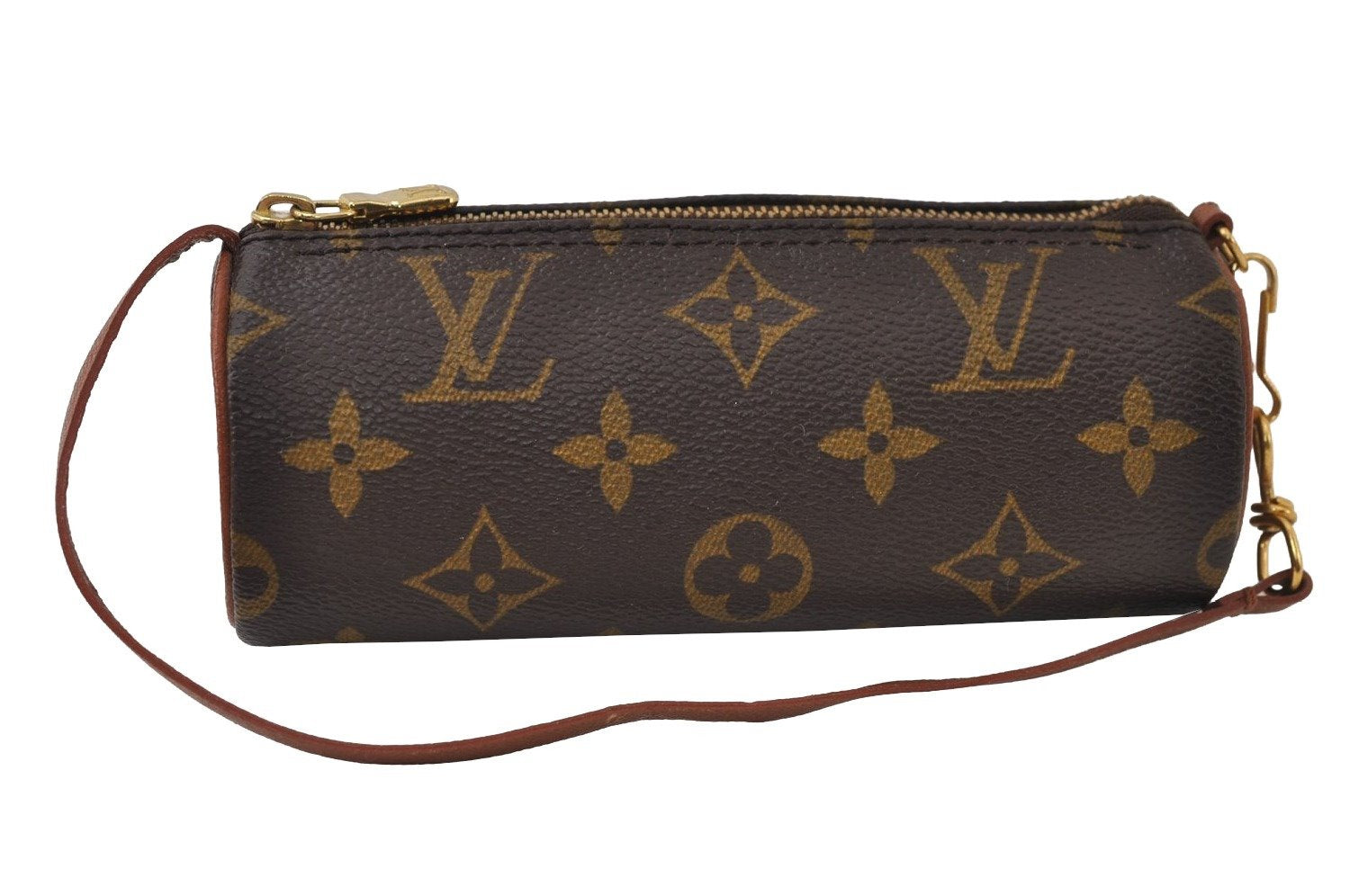 Authentic Louis Vuitton Monogram Papillon Pouch Old Model LV 0482J
