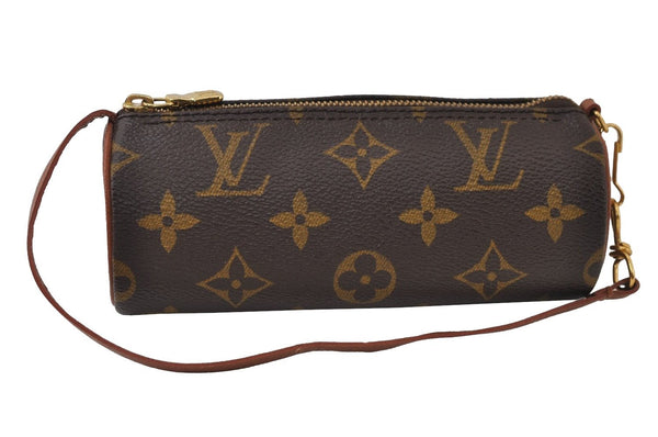 Authentic Louis Vuitton Monogram Papillon Pouch Old Model LV 0482J