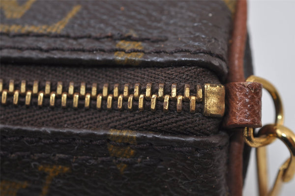 Authentic Louis Vuitton Monogram Papillon Pouch Old Model LV 0482J