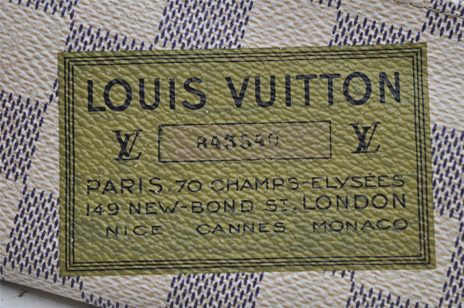 Auth Louis Vuitton Damier Azur Pochette Cles Complice Coin Purse N63085 LV 0483J