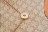 Authentic CELINE Macadam Blason Pattern Clutch Bag PVC Leather Beige Junk 0483K
