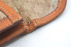 Authentic CELINE Macadam Blason Pattern Clutch Bag PVC Leather Beige Junk 0483K