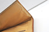 Authentic CELINE Macadam Blason Pattern Clutch Bag PVC Leather Beige Junk 0483K
