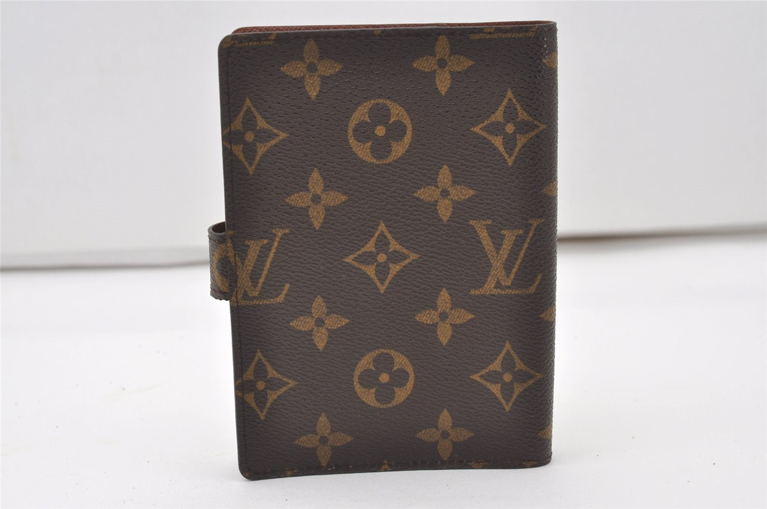 Authentic Louis Vuitton Monogram Agenda PM Notebook Cover R20005 LV 0484J