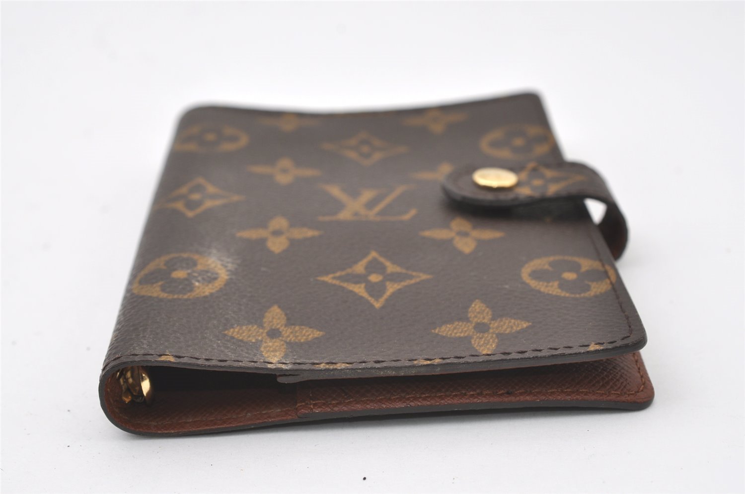 Authentic Louis Vuitton Monogram Agenda PM Notebook Cover R20005 LV 0484J