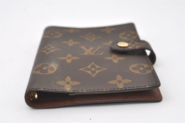 Authentic Louis Vuitton Monogram Agenda PM Notebook Cover R20005 LV 0484J