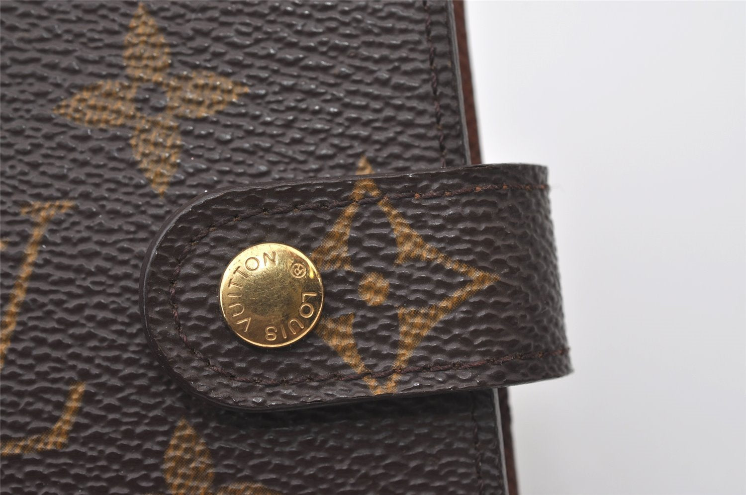 Authentic Louis Vuitton Monogram Agenda PM Notebook Cover R20005 LV 0484J