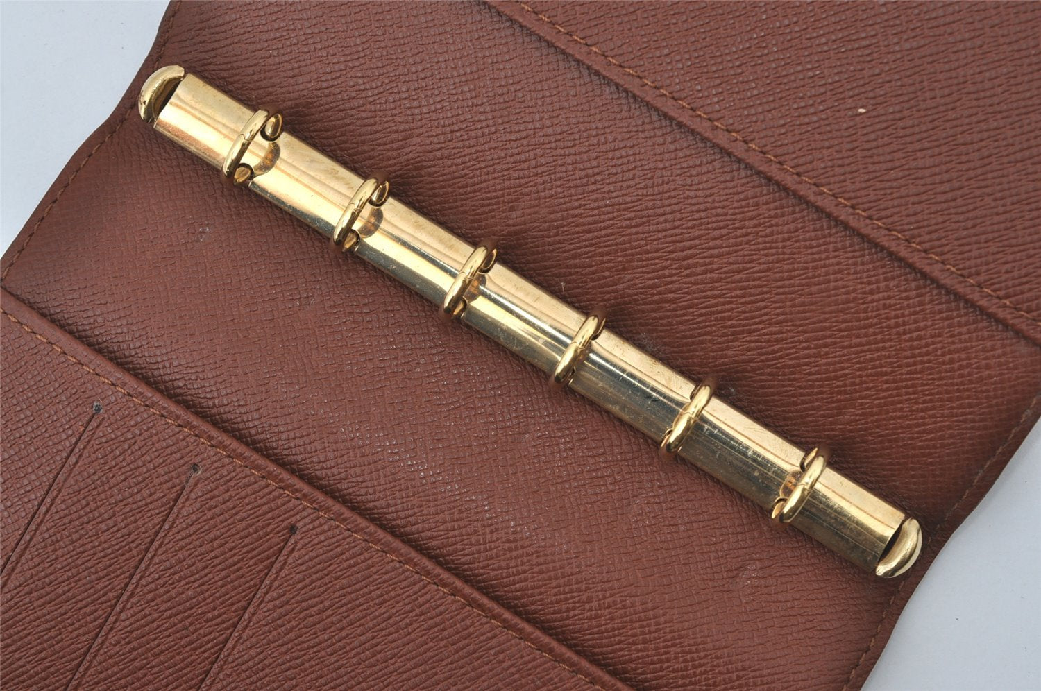 Authentic Louis Vuitton Monogram Agenda PM Notebook Cover R20005 LV 0484J