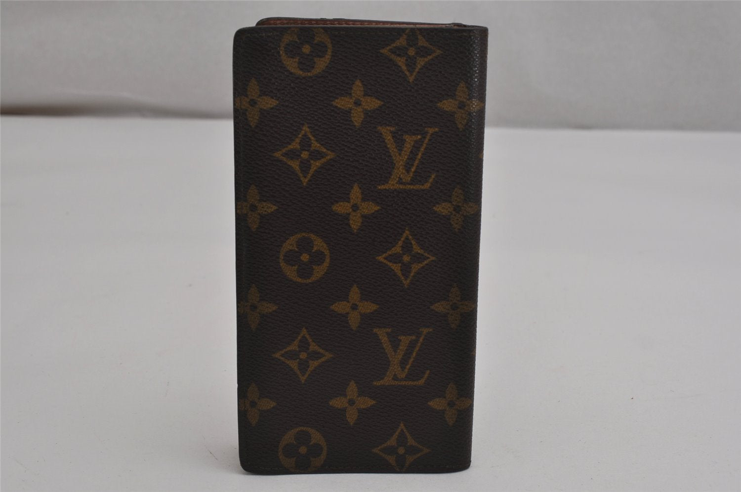 Authentic Louis Vuitton Monogram Porte Cartes Credit Yen Wallet M60825 LV 0484K