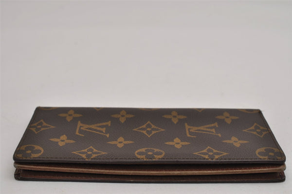 Authentic Louis Vuitton Monogram Porte Cartes Credit Yen Wallet M60825 LV 0484K
