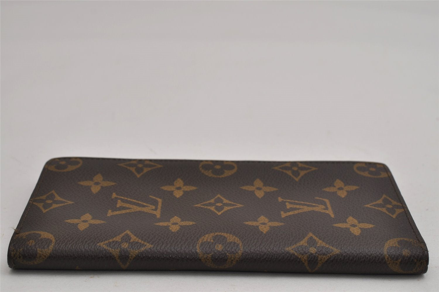 Authentic Louis Vuitton Monogram Porte Cartes Credit Yen Wallet M60825 LV 0484K
