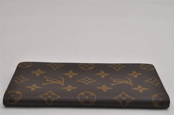 Authentic Louis Vuitton Monogram Porte Cartes Credit Yen Wallet M60825 LV 0484K