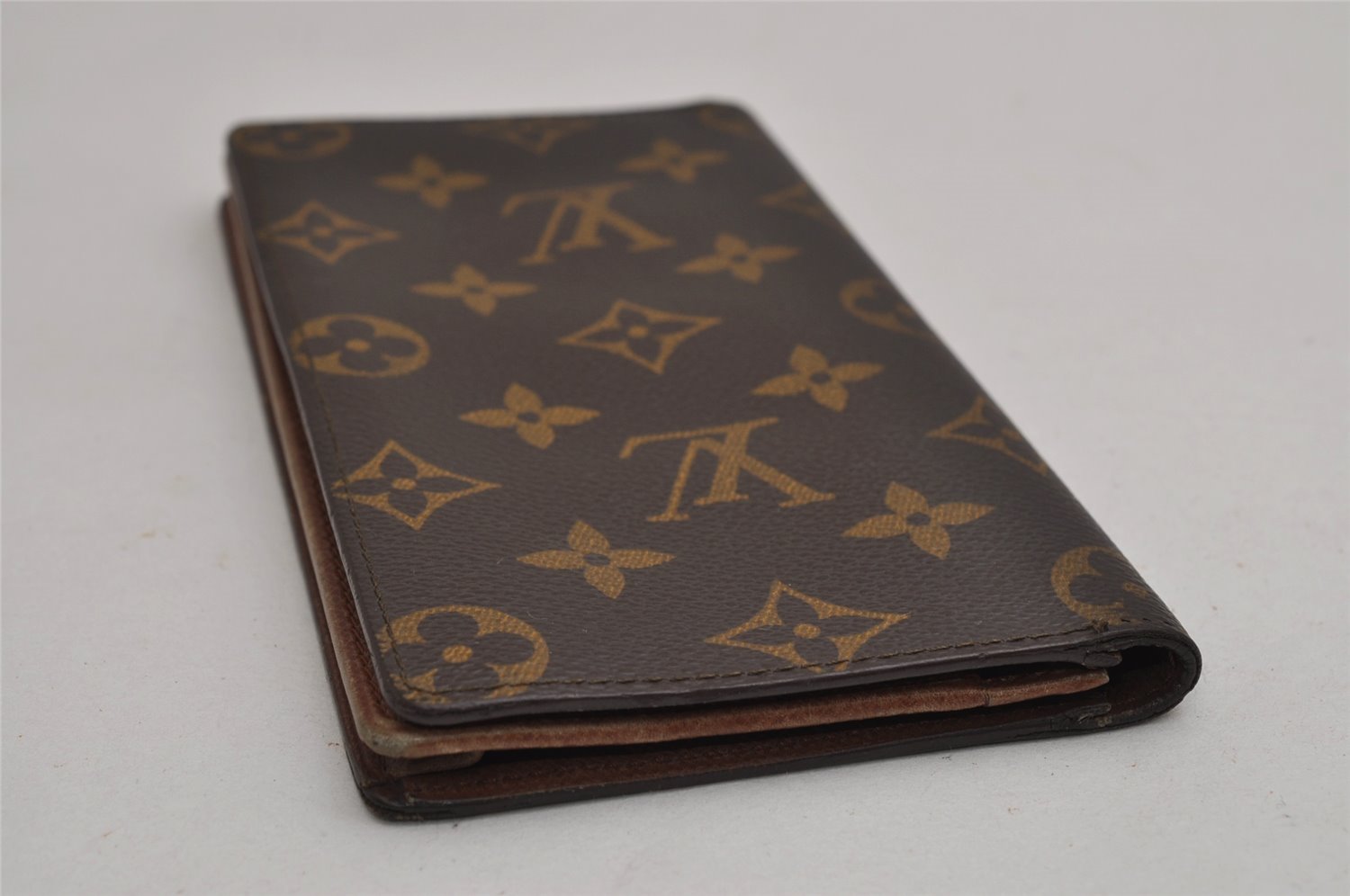 Authentic Louis Vuitton Monogram Porte Cartes Credit Yen Wallet M60825 LV 0484K