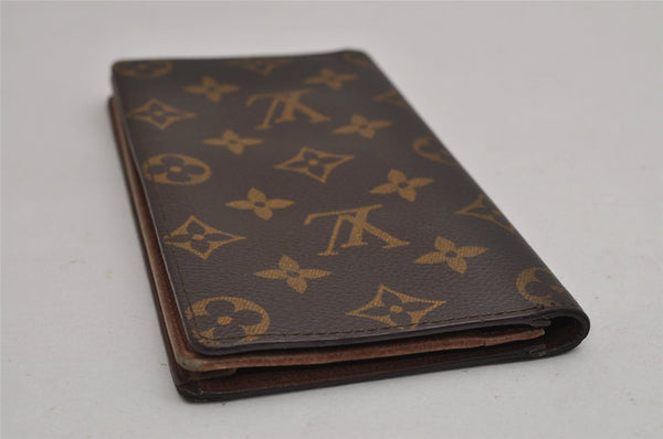 Authentic Louis Vuitton Monogram Porte Cartes Credit Yen Wallet M60825 LV 0484K