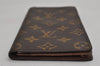 Authentic Louis Vuitton Monogram Porte Cartes Credit Yen Wallet M60825 LV 0484K