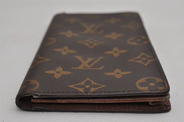 Authentic Louis Vuitton Monogram Porte Cartes Credit Yen Wallet M60825 LV 0484K