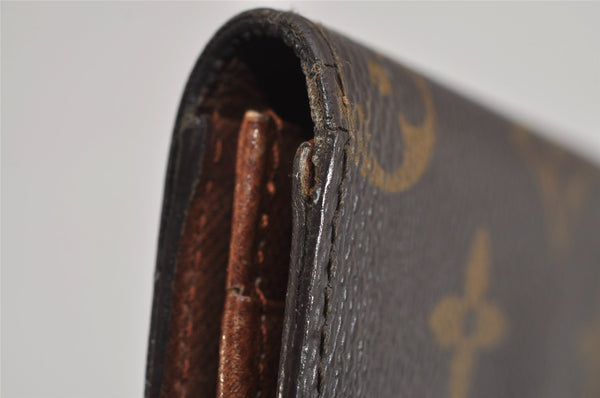 Authentic Louis Vuitton Monogram Porte Cartes Credit Yen Wallet M60825 LV 0484K