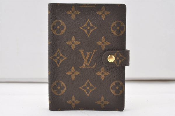 Authentic Louis Vuitton Monogram Agenda PM Notebook Cover R20005 LV 0485J