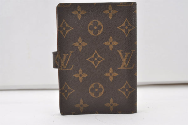 Authentic Louis Vuitton Monogram Agenda PM Notebook Cover R20005 LV 0485J