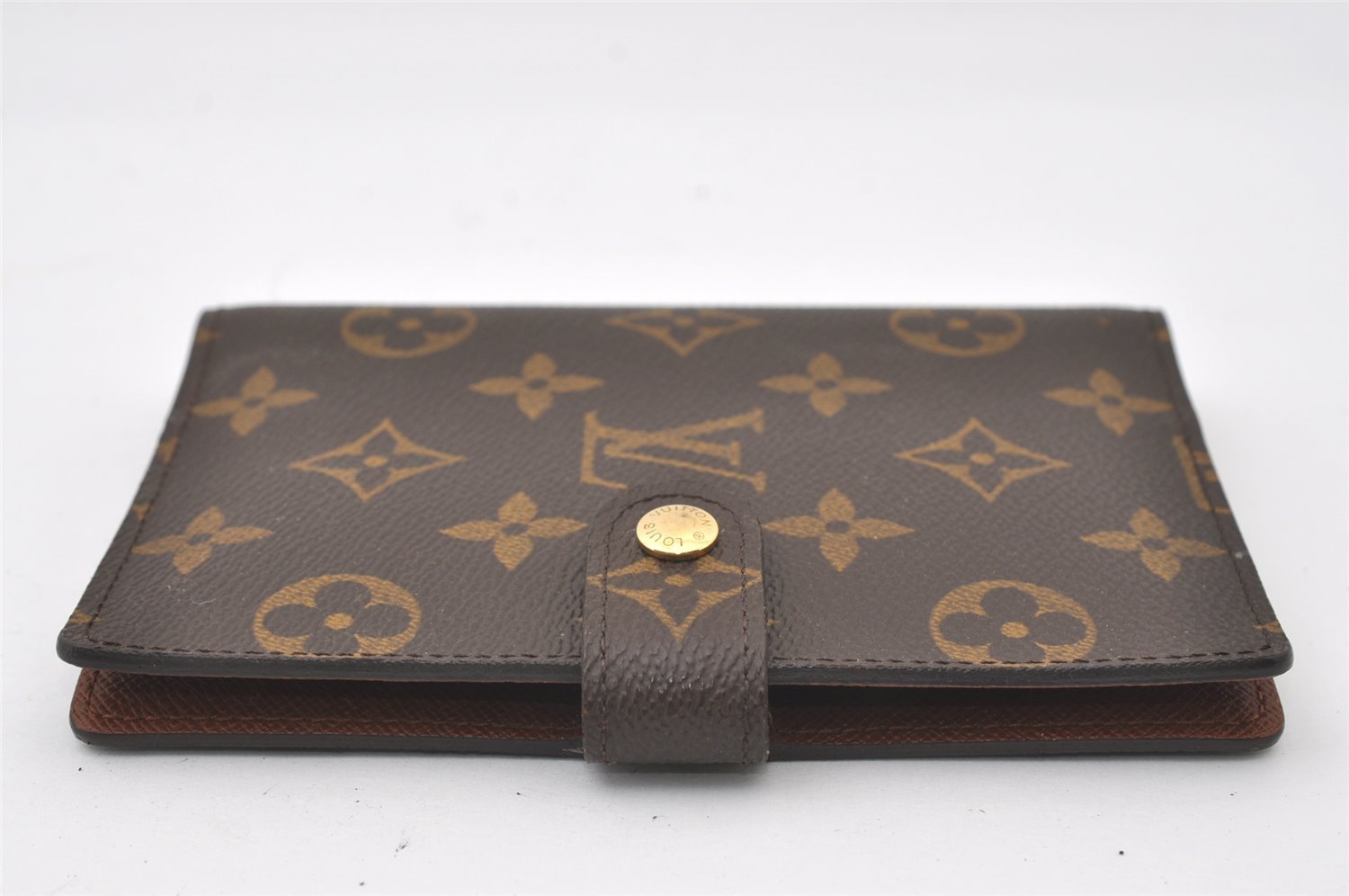 Authentic Louis Vuitton Monogram Agenda PM Notebook Cover R20005 LV 0485J