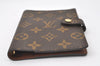 Authentic Louis Vuitton Monogram Agenda PM Notebook Cover R20005 LV 0485J