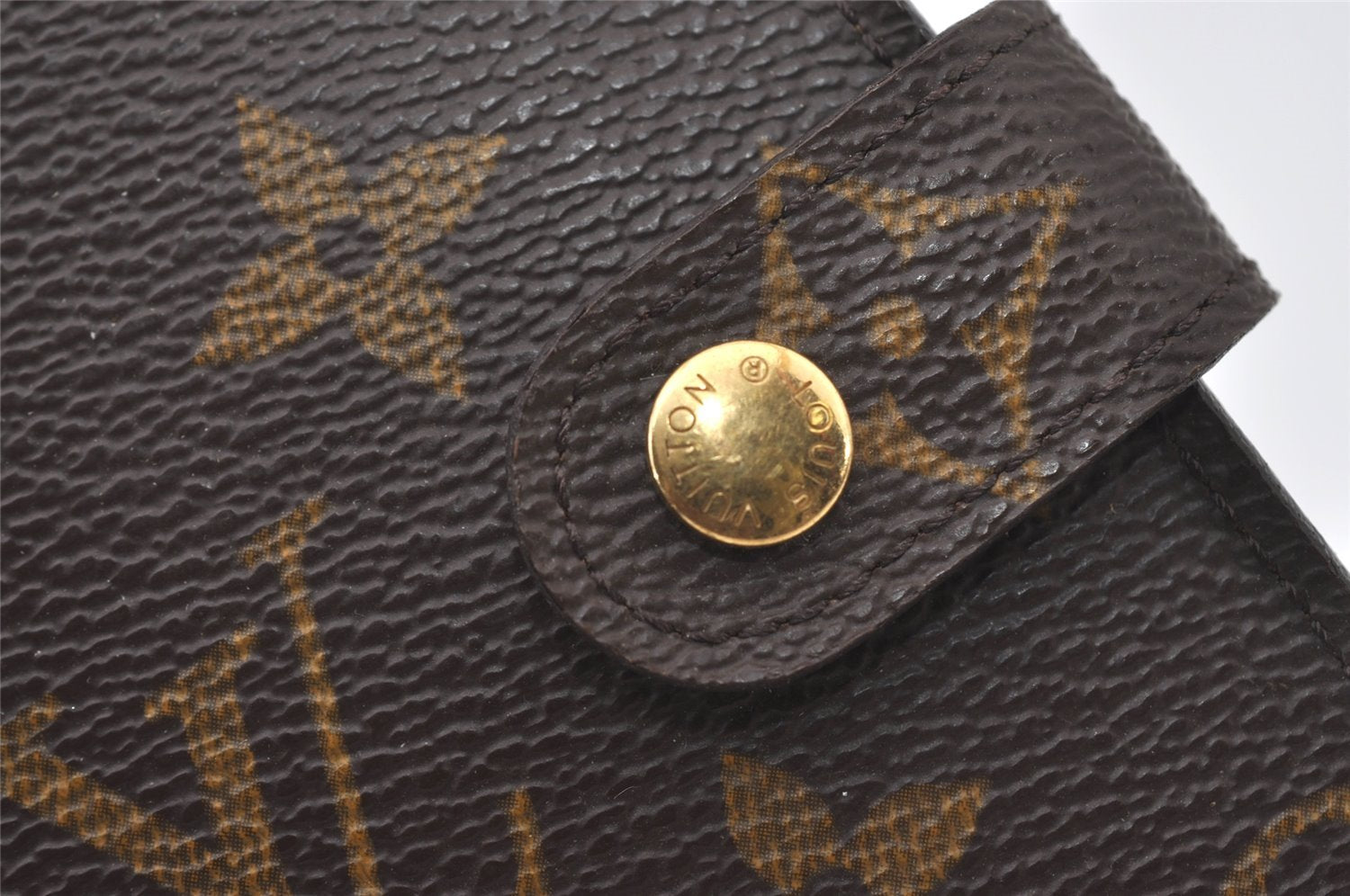 Authentic Louis Vuitton Monogram Agenda PM Notebook Cover R20005 LV 0485J