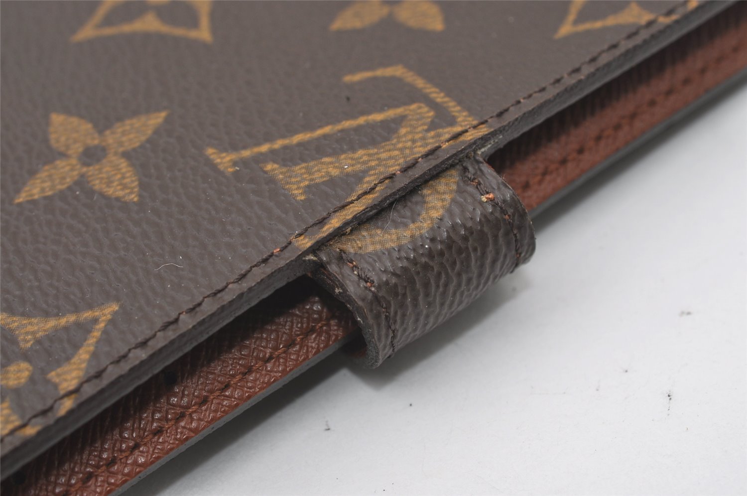 Authentic Louis Vuitton Monogram Agenda PM Notebook Cover R20005 LV 0485J