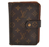 Authentic Louis Vuitton Monogram Porte Papier Zip Bifold Wallet M61207 LV 0486K