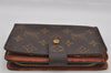 Authentic Louis Vuitton Monogram Porte Papier Zip Bifold Wallet M61207 LV 0486K